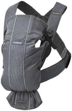 BabyBjörn vauvan kantoreppu mini - 3d mesh, antrasiitti - 1