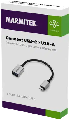 Marmitek Connect USB-C - USB-A -adapteri - 4