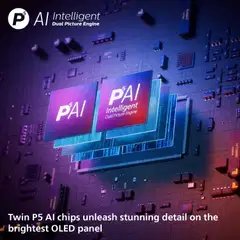 Philips 77" OLED950 4K OLED+ Ambilight Google TV - 6