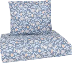 House satiinipussilakanasetti Ofelia 150 x 210 + 55 x 65 cm sininen - 1
