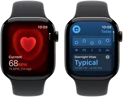 Apple Watch Series 11 GPS 42mm musta alumiinikotelo, musta sport ranneke - M/L - MEQU4QN/A - 3