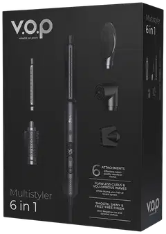 V.O.P Multistyler hiustenmuotoilulaite musta - 9