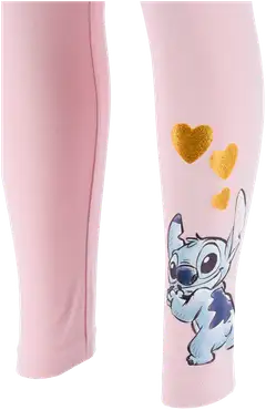 Lasten Lilo & Stitch leggins, laadukas kangas - Vaaleanpunainen - 4