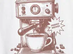 WKLY. miesten t-paita Coffee Beans - WHITE - 6