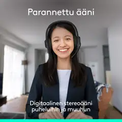 Logitech H390 USB-C headset musta - 2