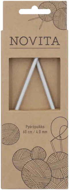 Novita Pyöröpuikko 60 cm - 4mm - 1