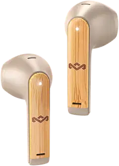 House of Marley langattomat nappikuulokkeet Zion, beige/puu - 1