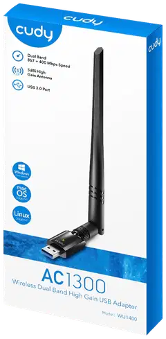 Cudy langaton sovitin WU1400 - 8