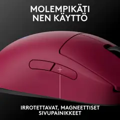 Logitech Pro 2 lightspeed pelihiiri magenta - 3