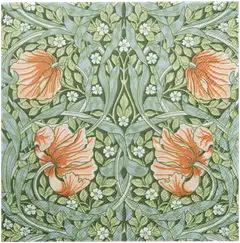 William Morris Pimpernel persikka lautasliina 20kpl/33cm - 1