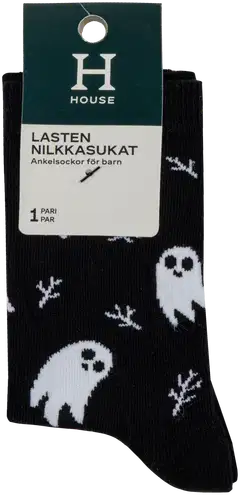 House lasten nilkkasukat Haamu 234H362620 - black - 2