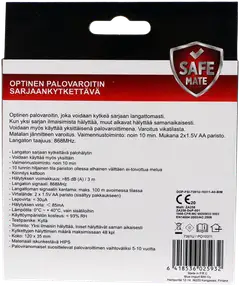 Safemate palovaroitin optinen, sarjaankytkettävä - 5