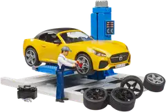 Bruder lelu bworld autohuolto ja Roadster-auto - 1