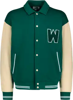 WKLY. miesten baseball-collegepusakka 195W312403 - Daark green/light sand - 1