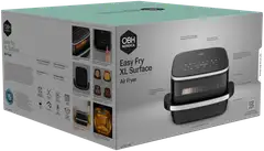 OBH Nordica Easy Fry XL Surface air fryer 1,0 kg, musta FW4018N0 - 5