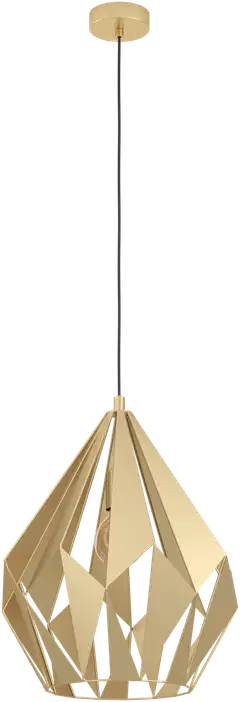 EGLO Riippuvalaisin Carlton 60W Ø38,5cm kulta - 1
