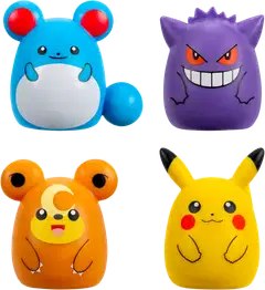 Squishalongs Pokemon 4 Pk Pikachu/gengar - 5