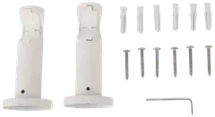 Ihanin verhotangon Click-kannake valkoinen 19mm 2kpl - 2