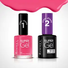 Rimmel 12ml Super Gel Nail Polish 032 Cocktail Passion kynsilakka - 8