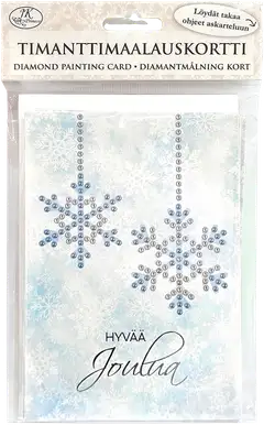 J.K. Primeco timanttimaalauskortti Lumihiutaleet 5kpl - 1