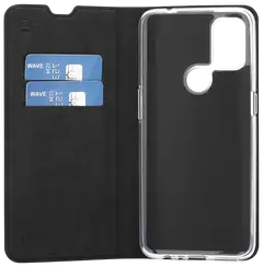 Wave Book Case, OnePlus Nord N10 5G, Musta - 3