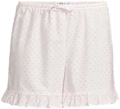 TEX naisten shortsipyjama I279944 - Off white - 2