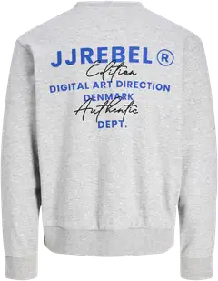 JJ REBEL miesten svetari Jrebhayden - Light Grey melange - 2