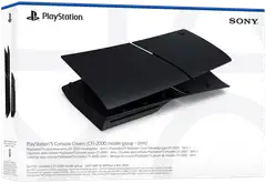 PlayStation 5-konsolin vaihtokannet musta (slim-konsoliin) - 1