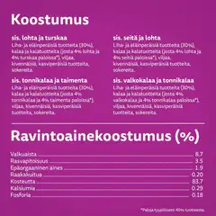 Whiskas 1+ Duo Meren Herkut hyytelössä (12 x 85 g) - 2