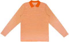 House miesten raidallinen rugby-paita 195H042504 - Orange/white - 1