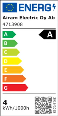 Airam LED vakiokupu 3,8W 806lm 3000K E27 - 2