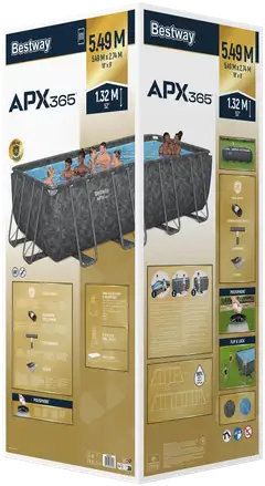 Bestway APX 365 uima-allassetti 549 x 274 x 132 cm - 3