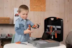 Smoby Black+Decker Bricolo Smart, koottava työkalupenkki leikkeihin - 7