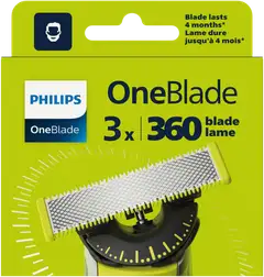 Philips Vaihtoterät OneBlade 360 3 kpl QP430/50 - 5