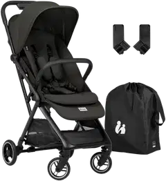 Hauck matkarattaat Fly N Care musta - 1