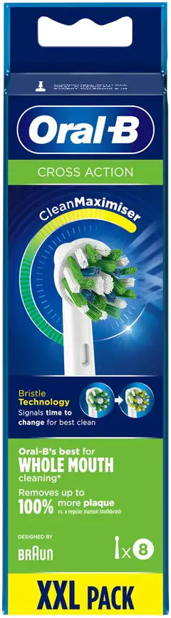 Oral-B Vaihtoharja CrossAction CleanMaximiser -tekniikalla 8kpl - 2