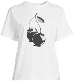 WKLY. naisten T-paita 213W030121 - CHERRY - 2