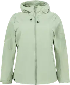 Luode12 naisten plus-koon retkeily- ja ulkoilutakki 223L112679 - reseda - 1