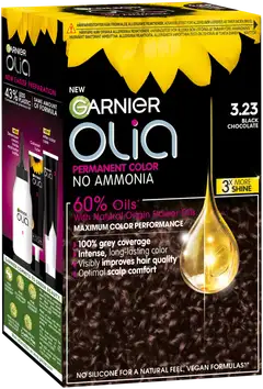 Garnier Olia 3.23 Black Chocolate kestoväri 174ml - 2