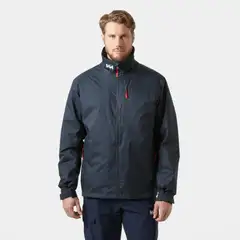 Helly Hansen miesten ulkoilutakki Crew Hooded Pile 34526 - Navy - 3