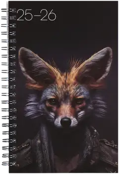 Time System koulukalenteri 25-26 Cool Animals Kettu 18 kk - 1