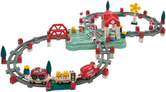 Ecoiffier - Abrick - Taajamajunarata -leikkisetti - 1