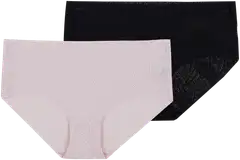 Actuelle naisten hipsterit 210A082613 2-pack - Black/Pale lilac - 1