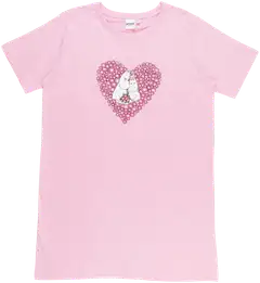 Muumi naisten yöpaita Iina Ystävät 590787 - Vaaleanpunainen - 1