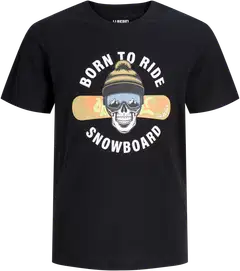 JJ REBEL JUNIOR lasten t-paita - Black - 1