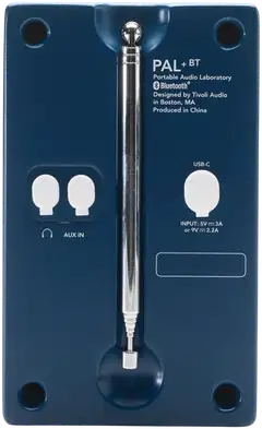 Tivoli Audio kannettava DAB+/FM Bluetooth-radio PAL+ Gen.3 BT sininen - 3