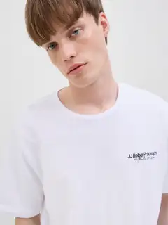JJ Rebel miesten t-paita JREBZACK - WHITE - 3