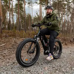 Swoop sähköfatbike Ranger 26" 7-vaihdetta musta - 11