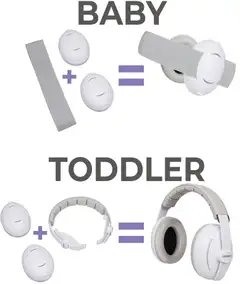 Dooky Kuulosuojaimet 2 in 1 Vauva/Juniori 0-12 V - 12