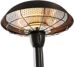 HORTUS Terassilämmitin 900/2100W lattiamalli, HA, musta - 3